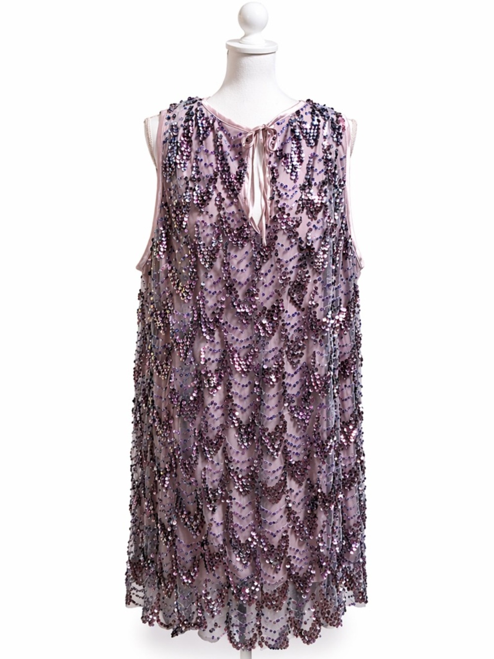 ✨ Torrid Sequin Shift Dress Mini Cocktail Sleeveless Size 2 (2X 18/20) ✨ - Picture 2 of 13